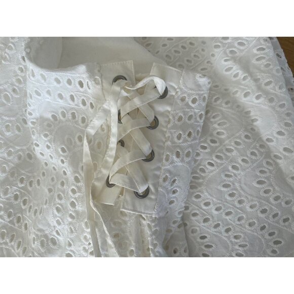 NWT  Express Ivory Eyelet SKIRT WOMEN’S Size 10 - Picture 7 of 12